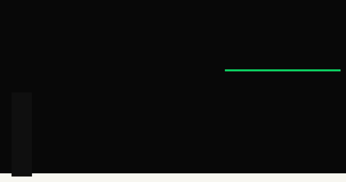Illustration éditoriale Afervescence pour l'article Agents IA autonomes : les quatre arbitrages qui tiennent en production, palette Noir Vert acide Crème