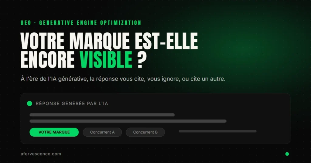 Votre marque sera-t-elle encore visible à l'ère de l'IA générative ?