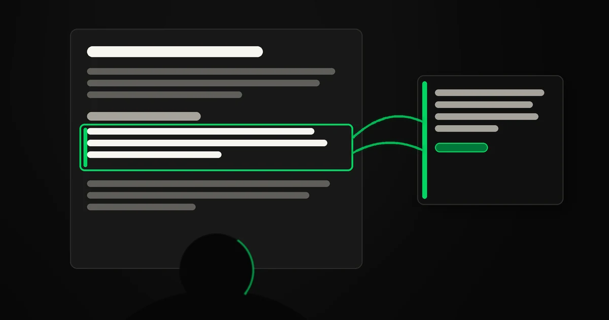 Data scientist de dos face à un écran affichant du contenu web structuré, palette noir, vert acide et crème Afervescence.